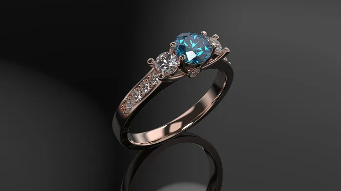 FL LLC Rings Blue Topaz Engagement Ring Rose Gold Engagement Ring Blue Topaz Ring Blue Topaz Gold Rose Gold Blue Topaz Ring