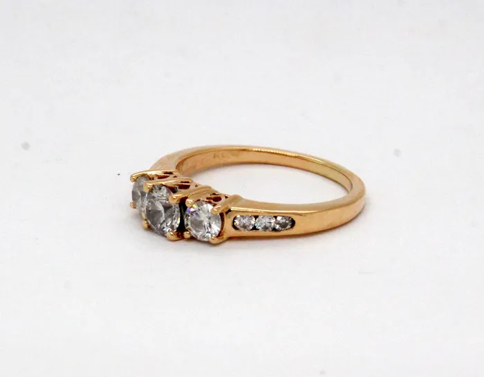 FULLER'S PURCHASE FROM PUBLIC Estate 14KY 1.18 Cttw 3 Stone Style Ring | Rings