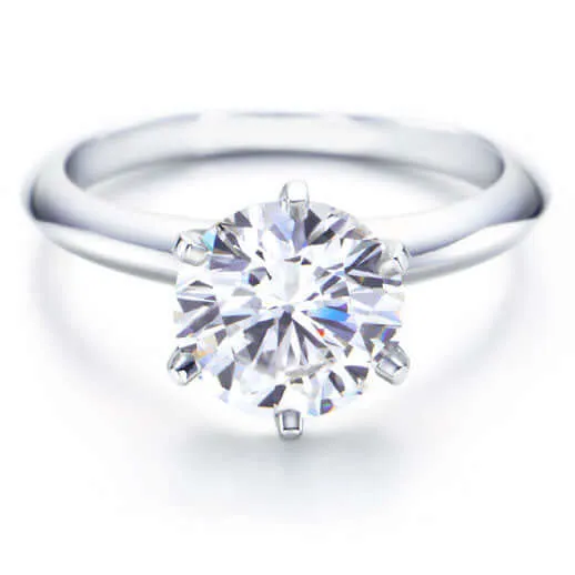 FULLERS PURCHASE FROM PUBLIC Rings 14KW .28CT ROUND DIAMOND SOLITAIRE RING GIA F-VS2 12198883