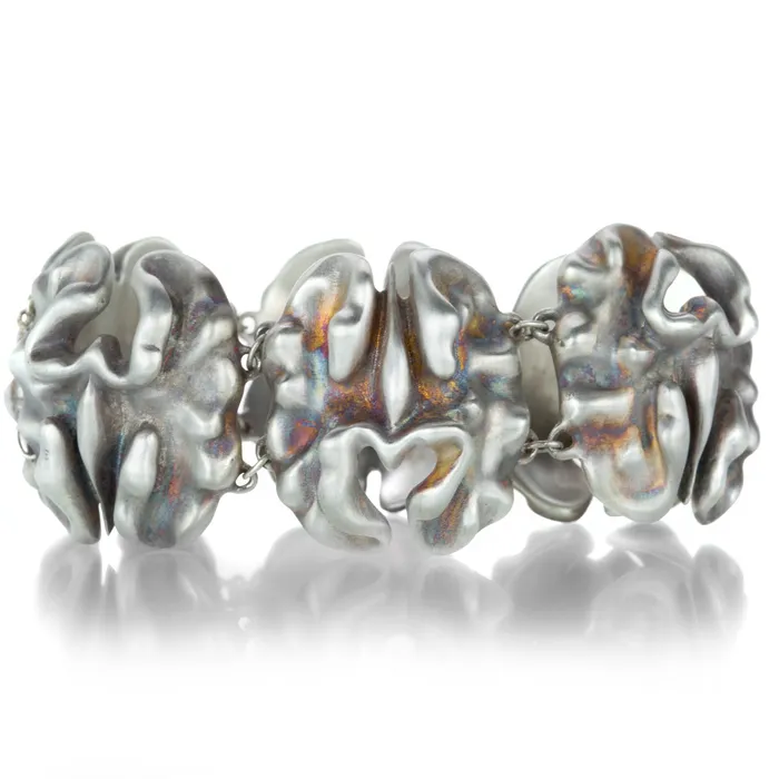 Gabriella Kiss Bracelets Silver Walnut Bracelet