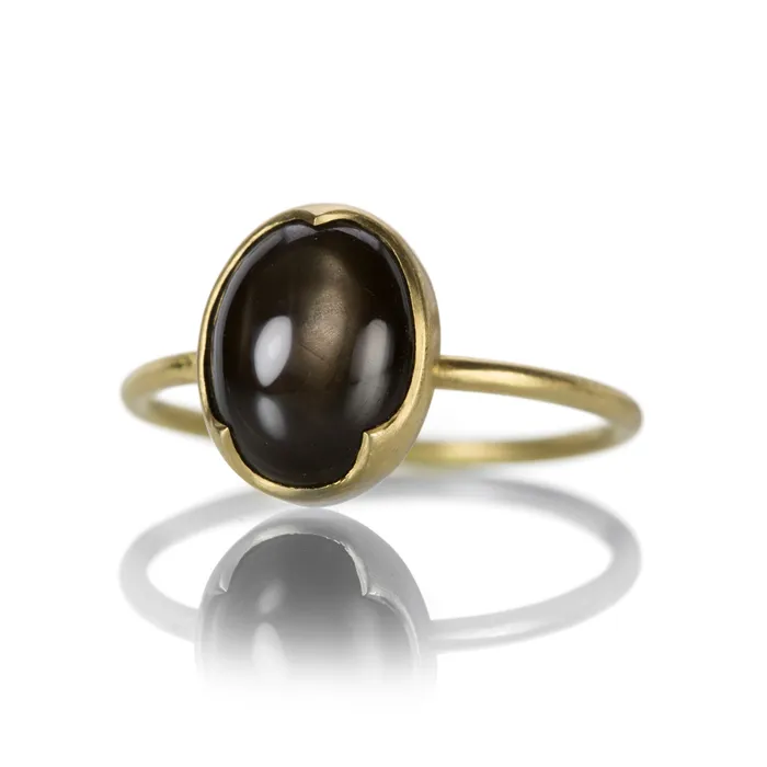 Gabriella Kiss Brown Star Sapphire Ring Rings