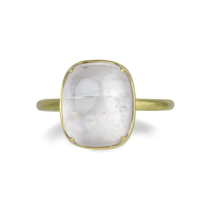 Gabriella Kiss Cushion Kunzite Ring | Rings