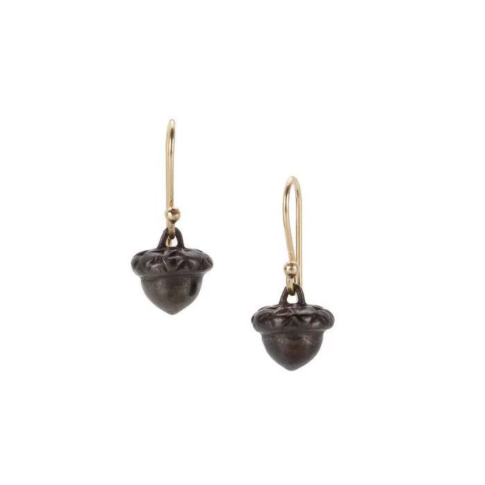 Gabriella Kiss Earrings Baby Bronze Acorn Earrings