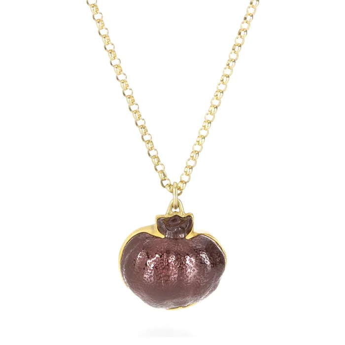 Gabriella Kiss Garnet Pomegranate Necklace Necklaces