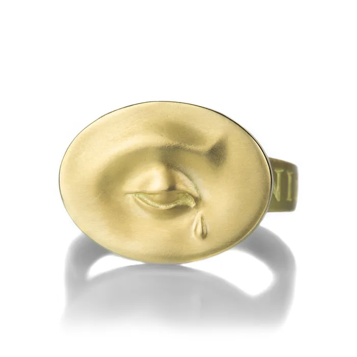 Gabriella Kiss Rings 18k Eye with Tear Ring