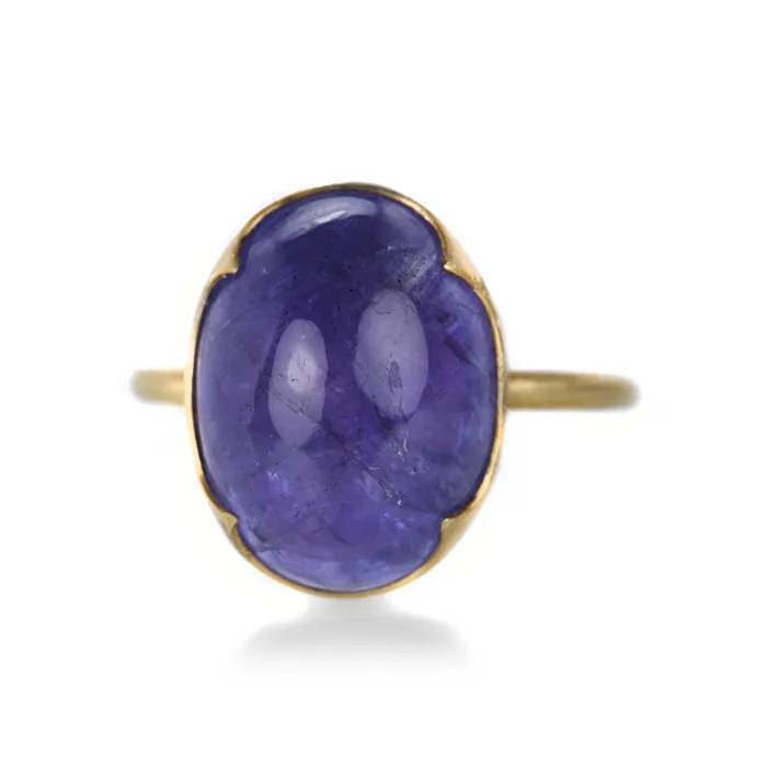 Gabriella Kiss Rings Oval Pale Tanzanite Ring