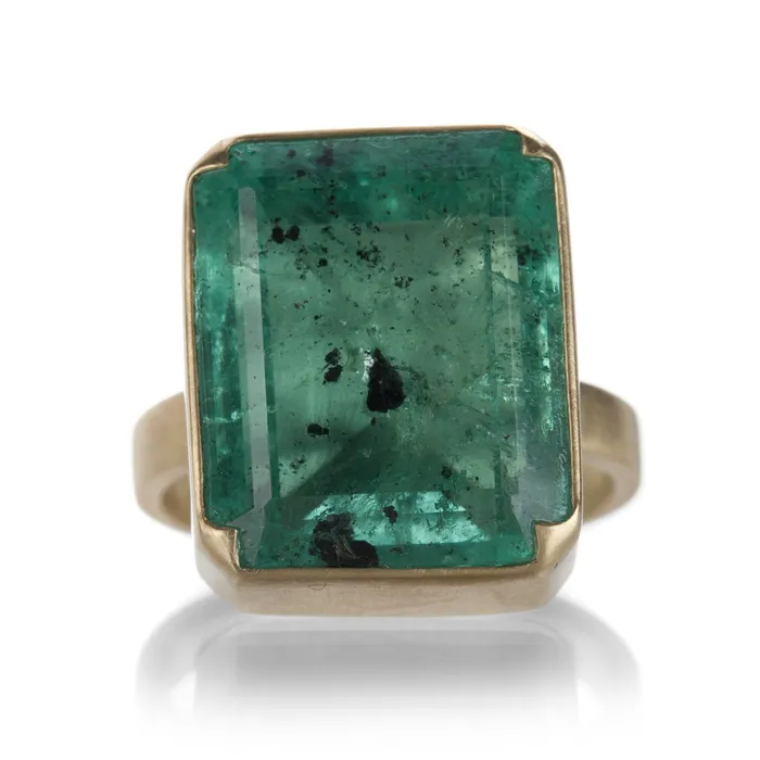 Gabriella Kiss Rings | Polonga Colombian Emerald Ring