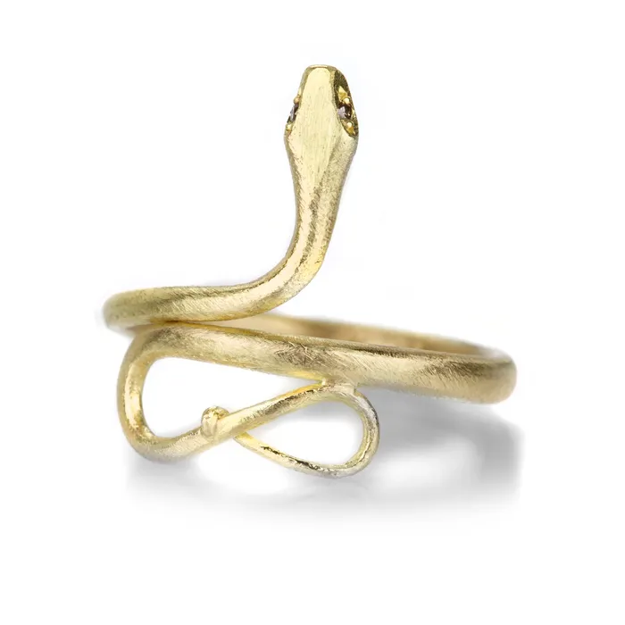 Gabriella Kiss Rings Small 18k Snake Ring