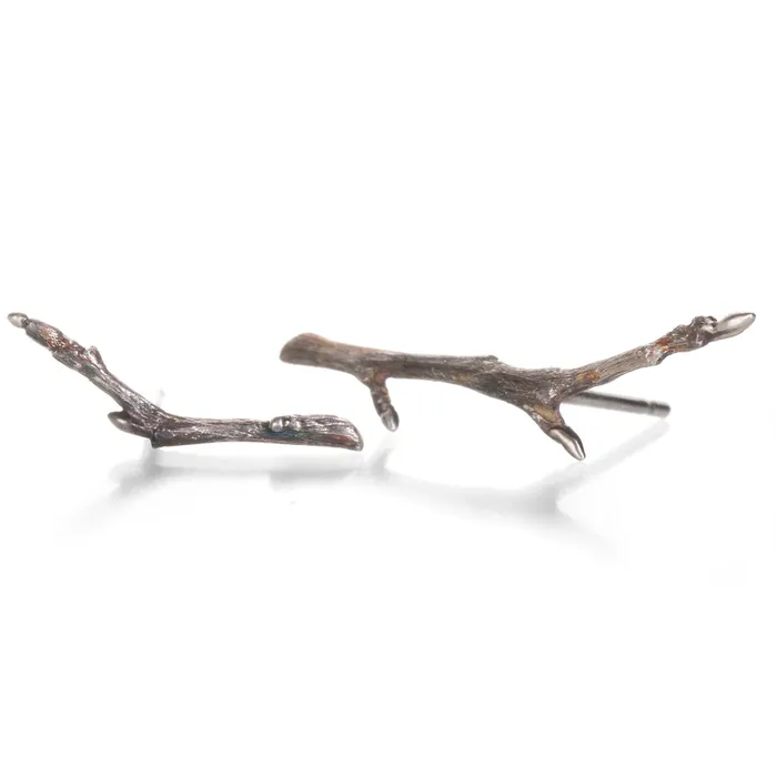 Gabriella Kiss Sterling Silver Branch Stud Earrings Earrings