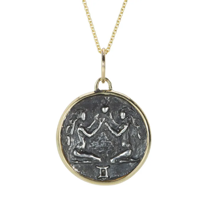 Gemini Zodiac Charm (Charm Only) Alexis Kletjian Charm Necklaces