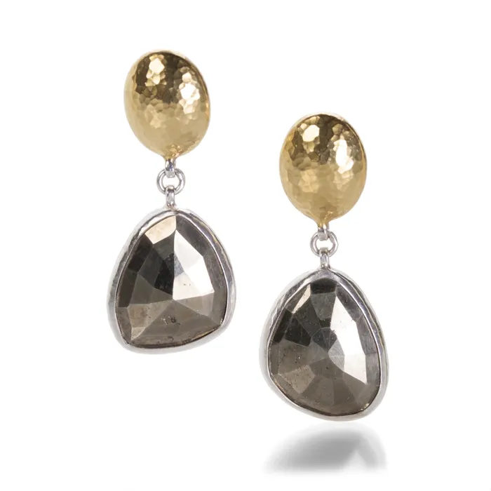 Gurhan Earrings Mixed Metal Pyrite Earrings