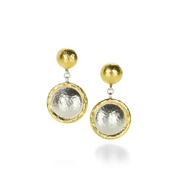 Gurhan Mixed Metal Spell Drop Earrings Earrings