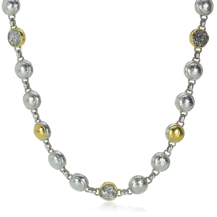 Gurhan Necklaces Mystere Drusy Quartz Necklace