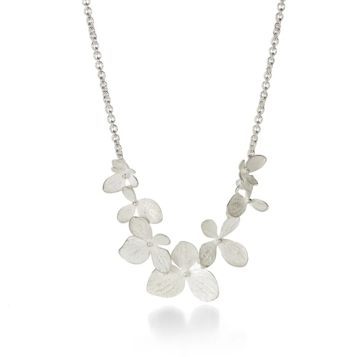 Hydrangea Flower Cluster Necklace John Iversen Necklaces