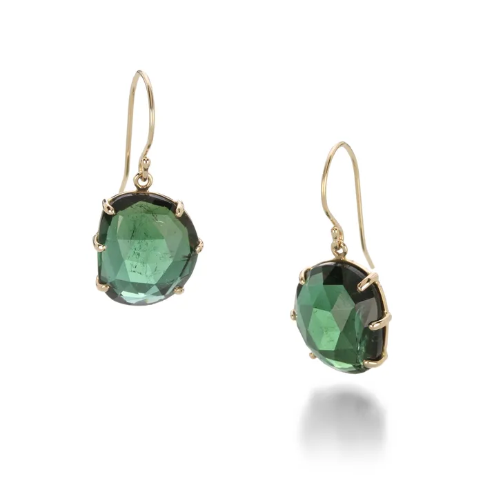 Jamie Joseph Earrings Green Tourmaline Earrings