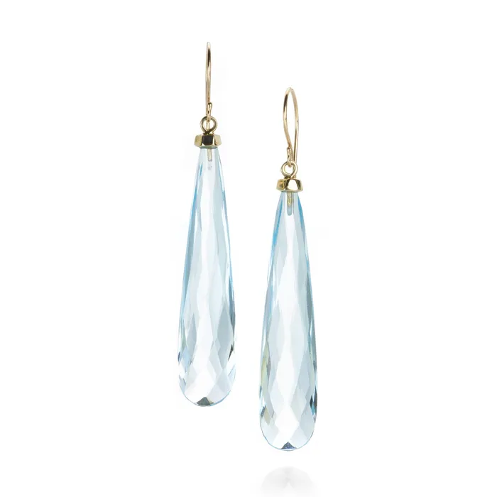 Jamie Joseph Earrings Sky Blue Topaz Earrings