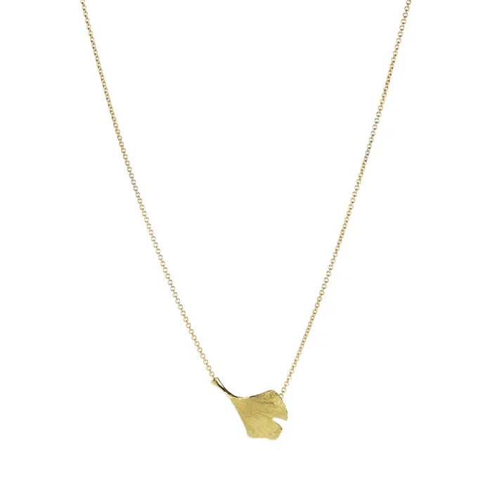 John Iversen Necklaces | Baby Ginkgo Pendant Necklace