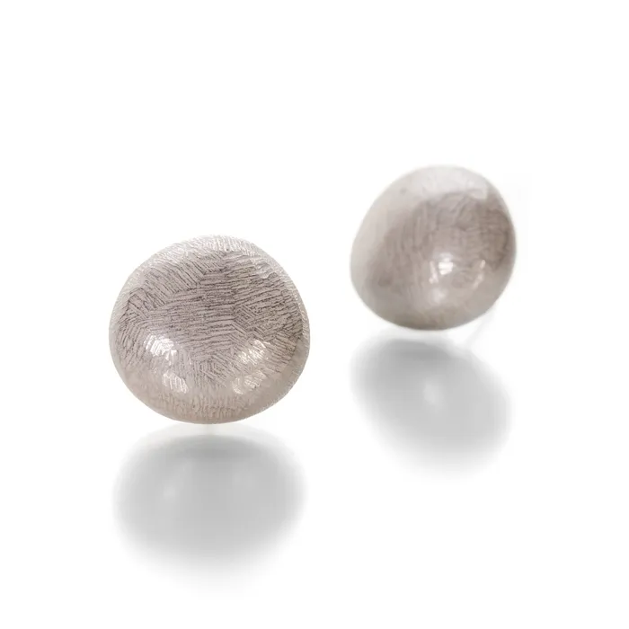 John Iversen Sterling Silver Pebble Post Earrings Earrings