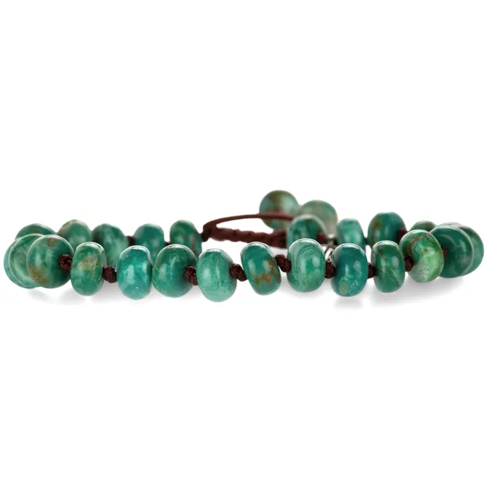 Joseph Brooks 8mm Smooth Blue Green Arizona Turquoise Bracelet Bracelets