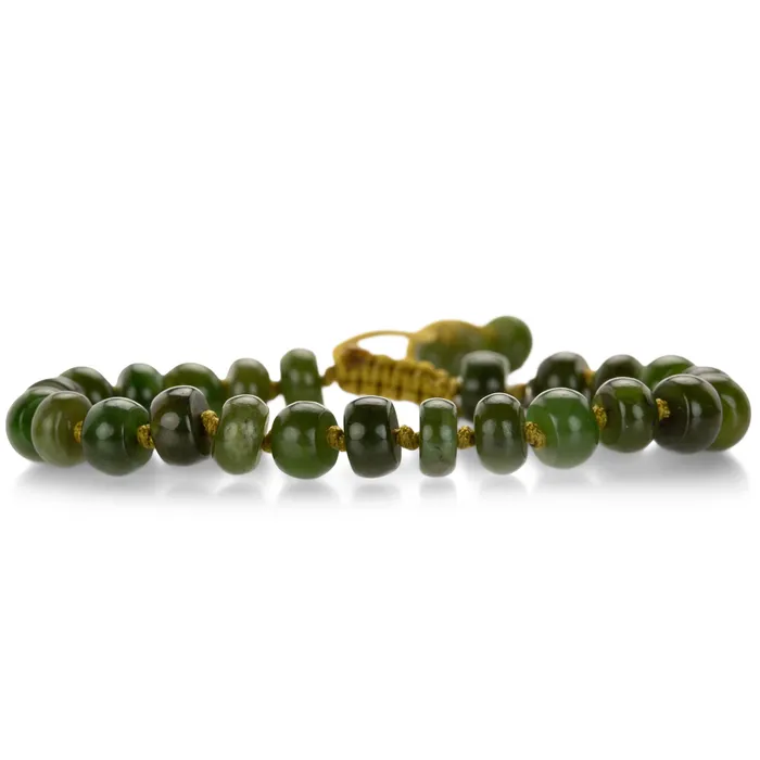 Joseph Brooks 8mm Smooth Nephrite Jade Bracelet Bracelets