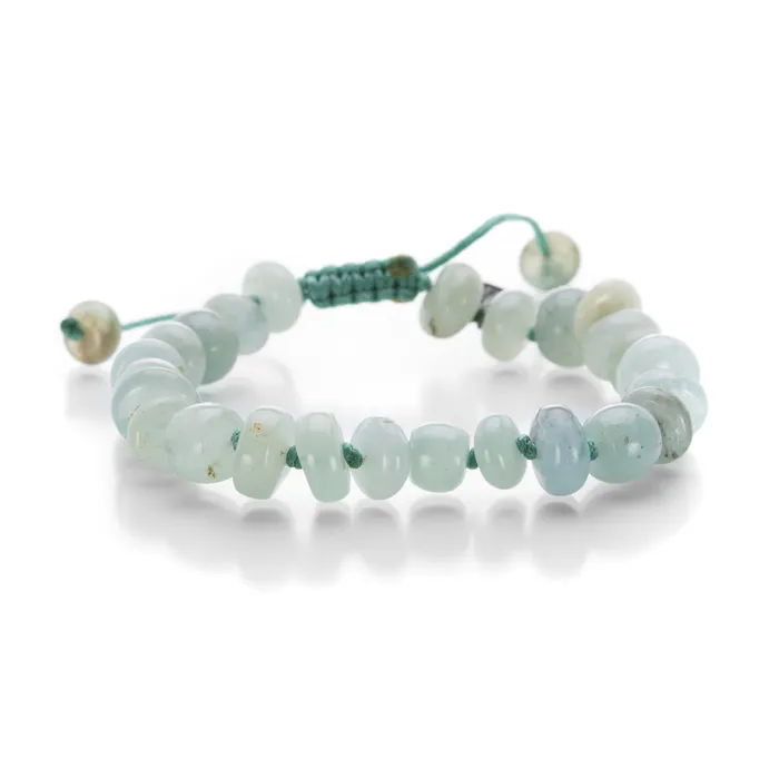 Joseph Brooks 9mm Smooth Aquamarine Bracelet Bracelets