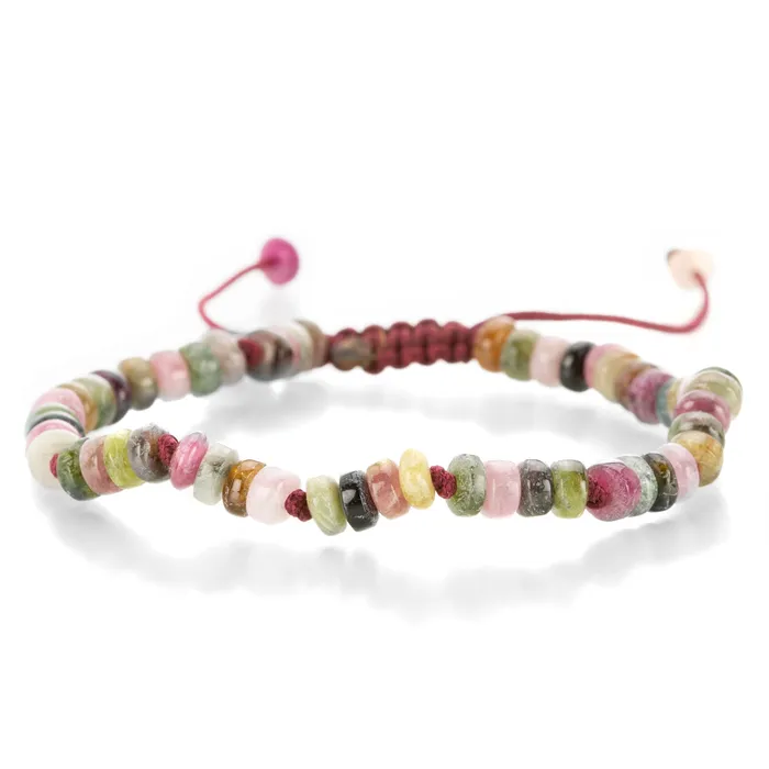 Joseph Brooks Bracelets 5mm Smooth Multicolored Tourmaline Bracelet