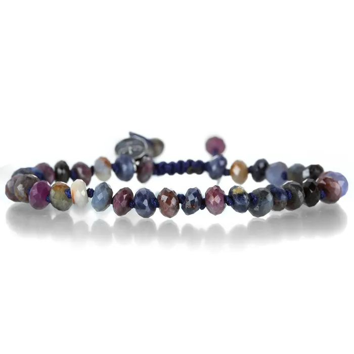 Joseph Brooks Bracelets 6mm Multicolor Sapphire Rondelle Bracelet