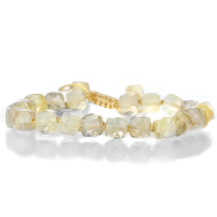 Joseph Brooks Bracelets 8mm Faceted Cube Citrine Bracelet