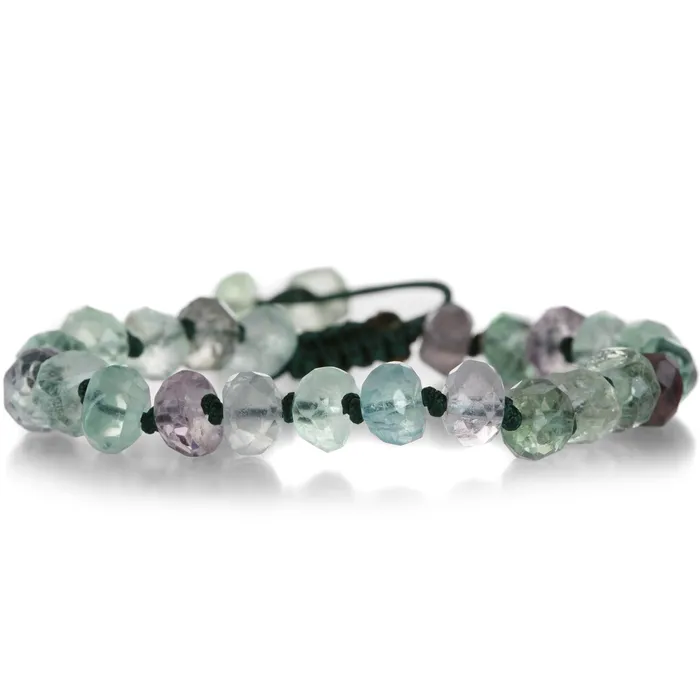 Joseph Brooks Bracelets 8mm Faceted Fluorite Beaded Bracelet