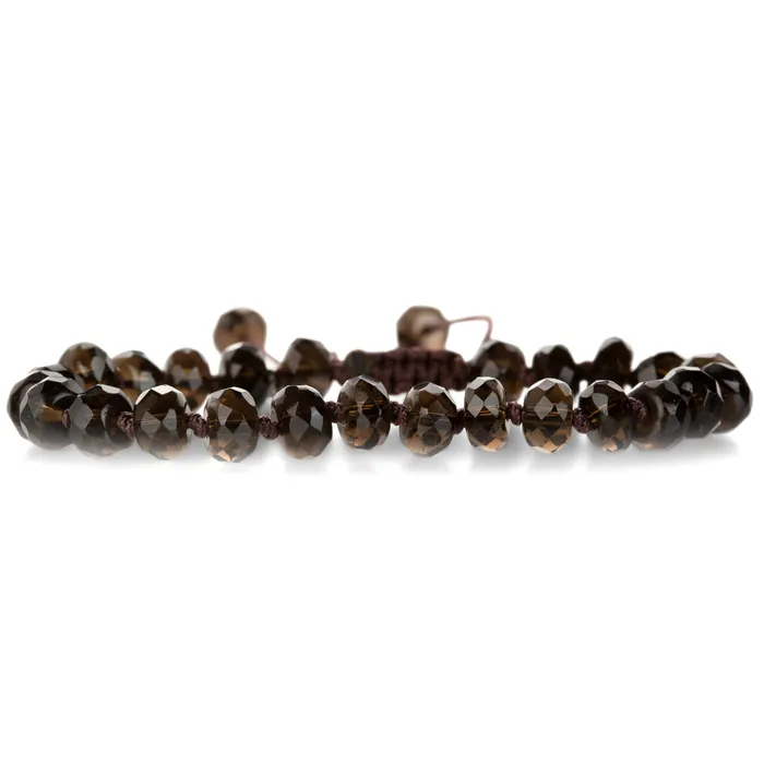 Joseph Brooks Bracelets 8mm Faceted Smoky Quartz Beaded Bracelet