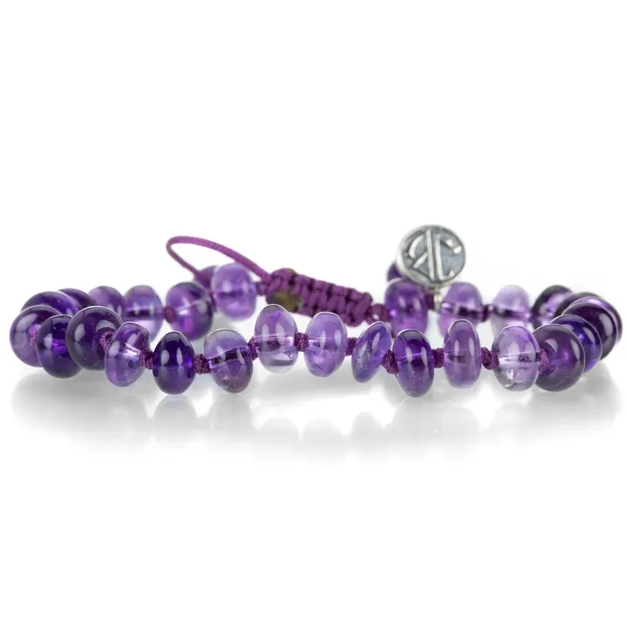 Joseph Brooks Bracelets 8mm Smooth Amethyst Beaded Bracelet