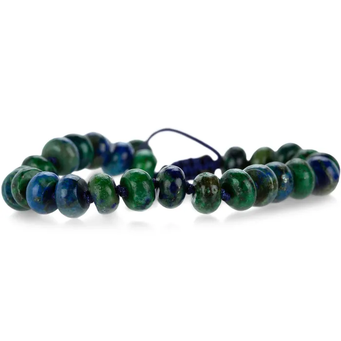 Joseph Brooks Bracelets 8mm Smooth Azurite Malachite Bracelet