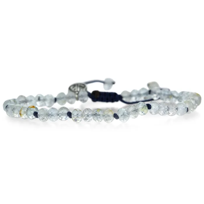 Joseph Brooks Bracelets Faceted 5mm White Topaz Bracelet