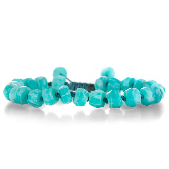 Joseph Brooks Bracelets Faceted 8mm Amazonite Bracelet