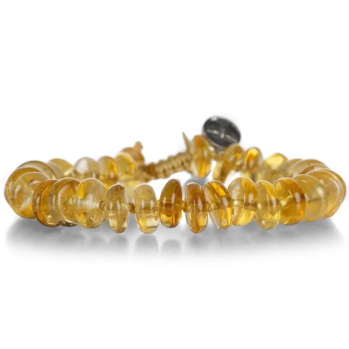 Joseph Brooks Bracelets Smooth 10mm Citrine Bracelet