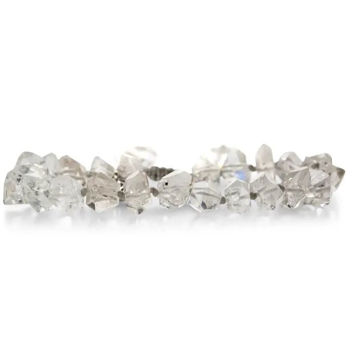 Joseph Brooks Bracelets Top Grade Crystal Herkimer Diamond Bead Bracelet