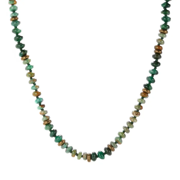 Joseph Brooks Necklaces African Jade Turquoise and Jasper Necklace