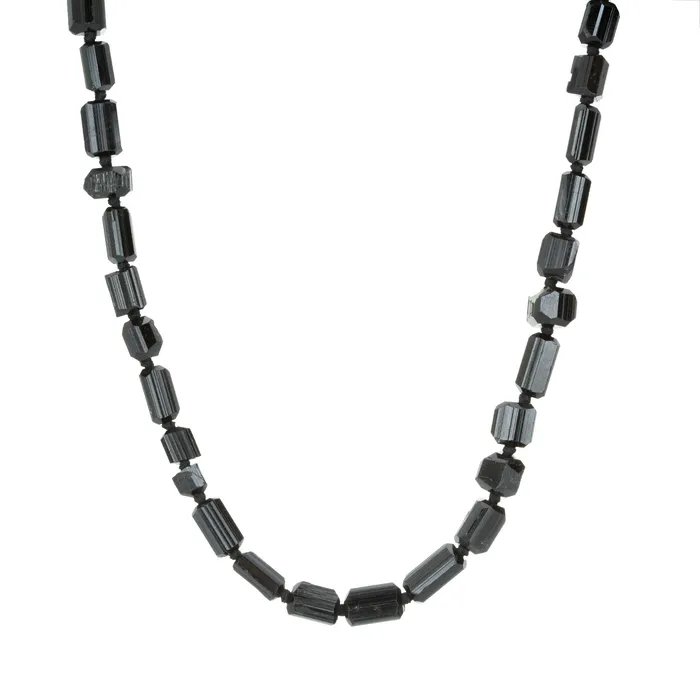 Joseph Brooks Necklaces Venus in Furs Black Tourmaline Necklace