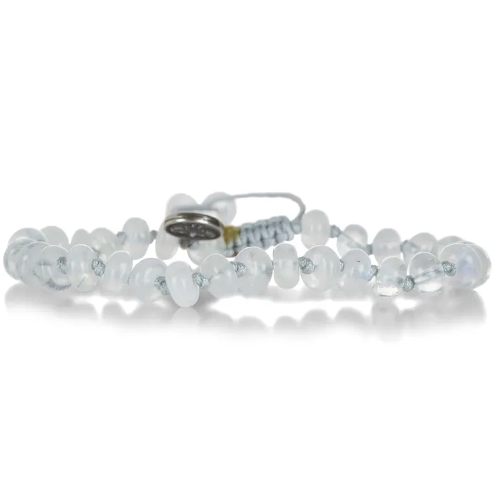 Joseph Brooks Smooth 7mm Rainbow Moonstone Bracelet Bracelets