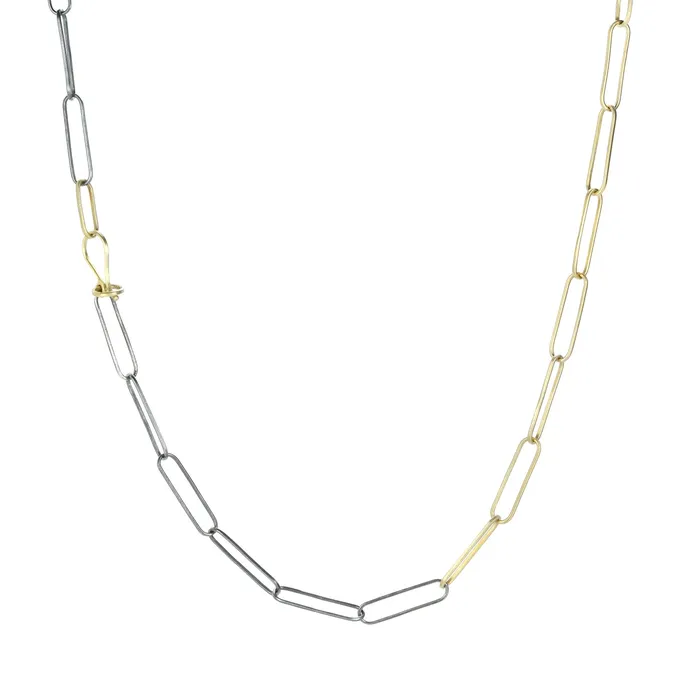 Kate Maller Black Gold Luxe Chain Necklace Necklaces