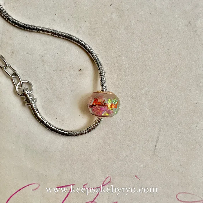 Keepsake by Ryo ASHES WITH RAINBOW FLAKES CHARM | Charm Necklaces