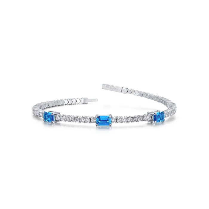 Lafonn Bracelets 3.90 CTW Station Flexible Tennis Bracelet