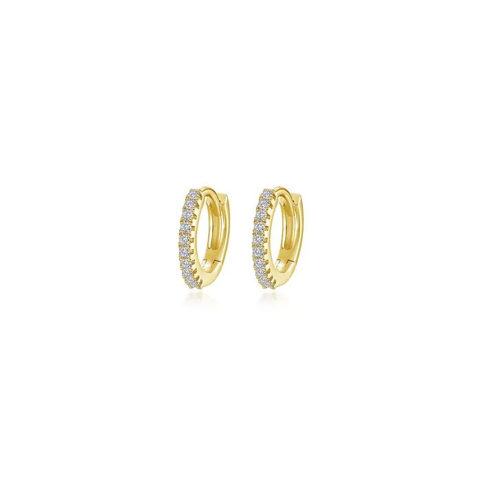 Lafonn Earrings 13.5mm Huggie Hoop Earrings