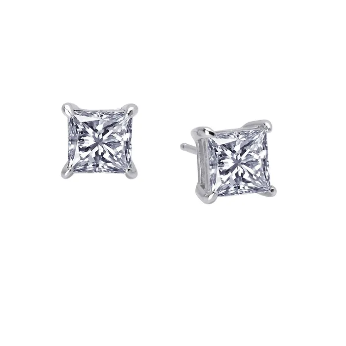 Lafonn Earrings 2.5 CTW Solitaire Stud Earrings