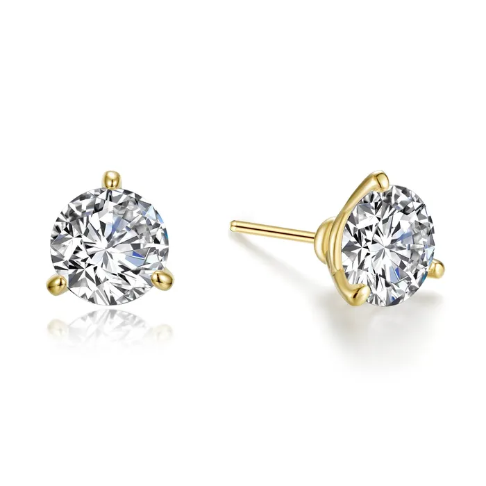 Lafonn Earrings 4 CTW Solitaire Stud Earrings