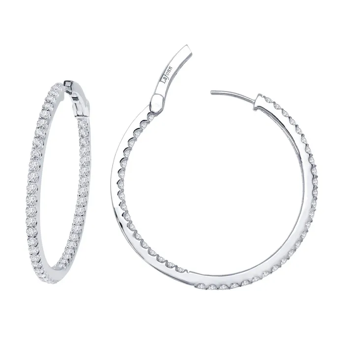 Lafonn Earrings 45mm Hoop Earrings