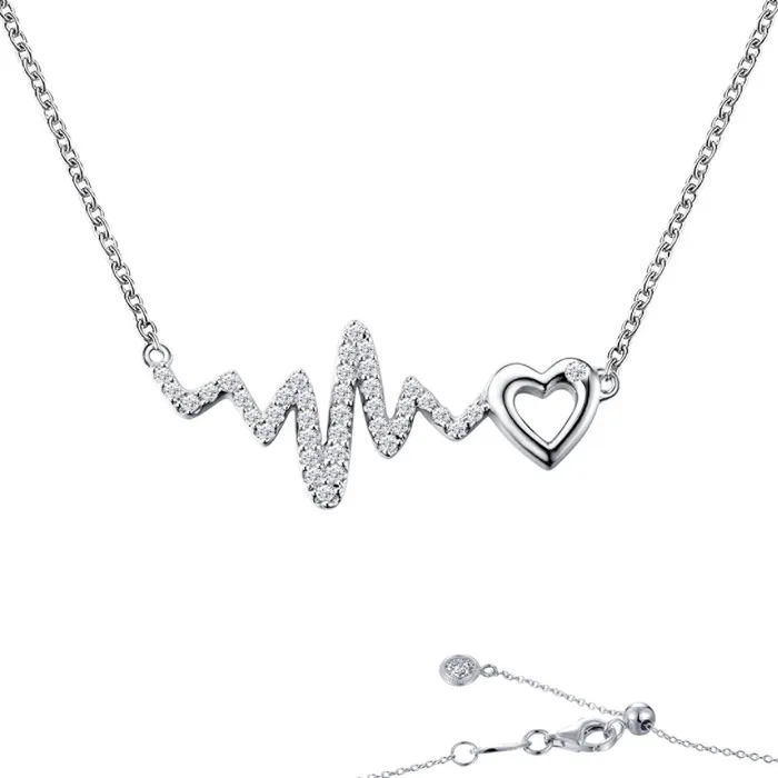 Lafonn Necklaces Heart Heartbeat Necklace