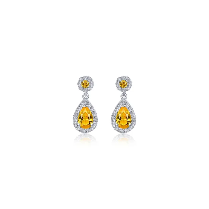 Lafonn Oval Halo Drop Earrings Earrings