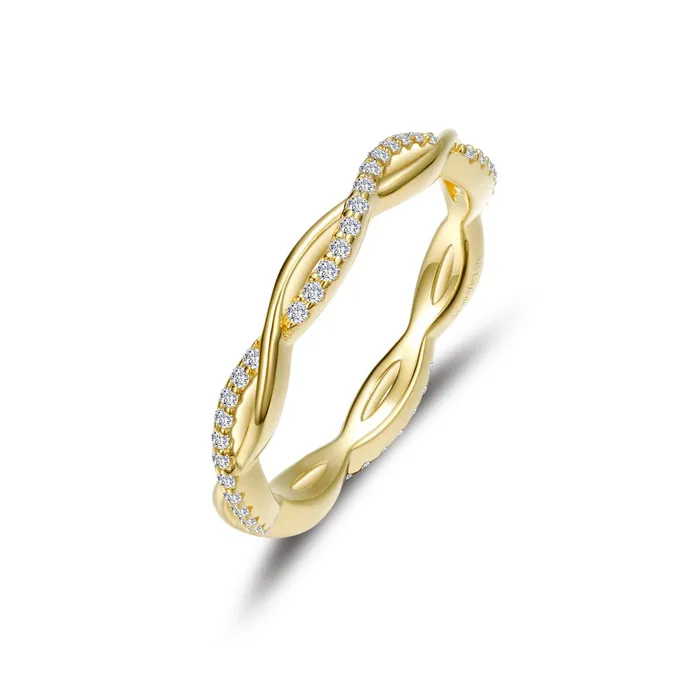 Lafonn Rings 0.52 CTW Twist Wedding Band