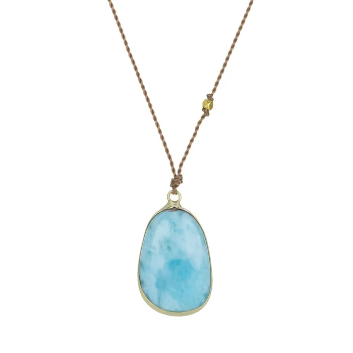 Larimar Pendant Necklace Margaret Solow Necklaces